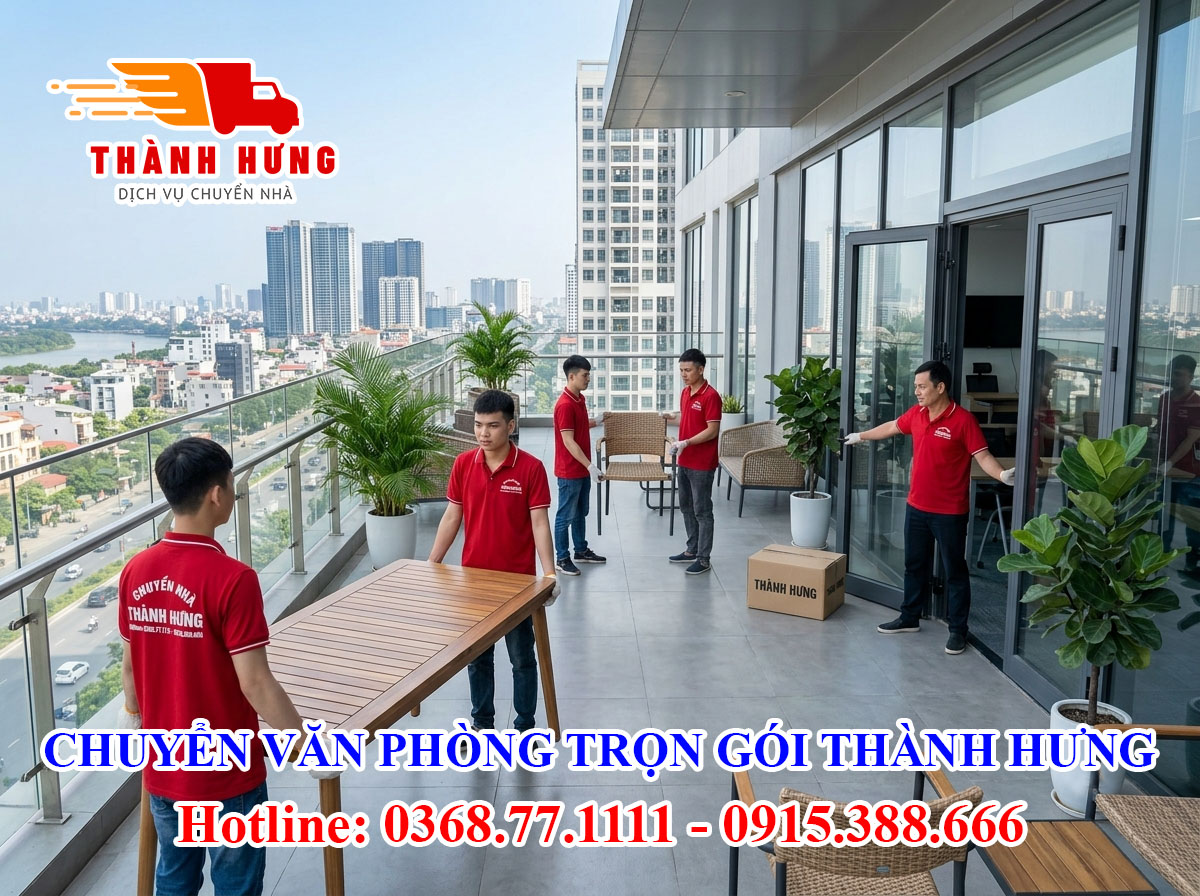 Chuyển văn phòng Thành Hưng tại Cái Răng
