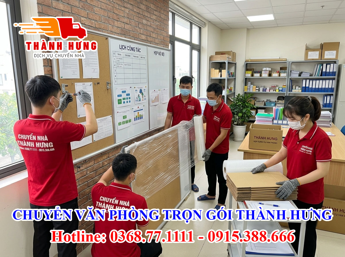 Chuyển văn phòng Thành Hưng tại Ninh Kiều