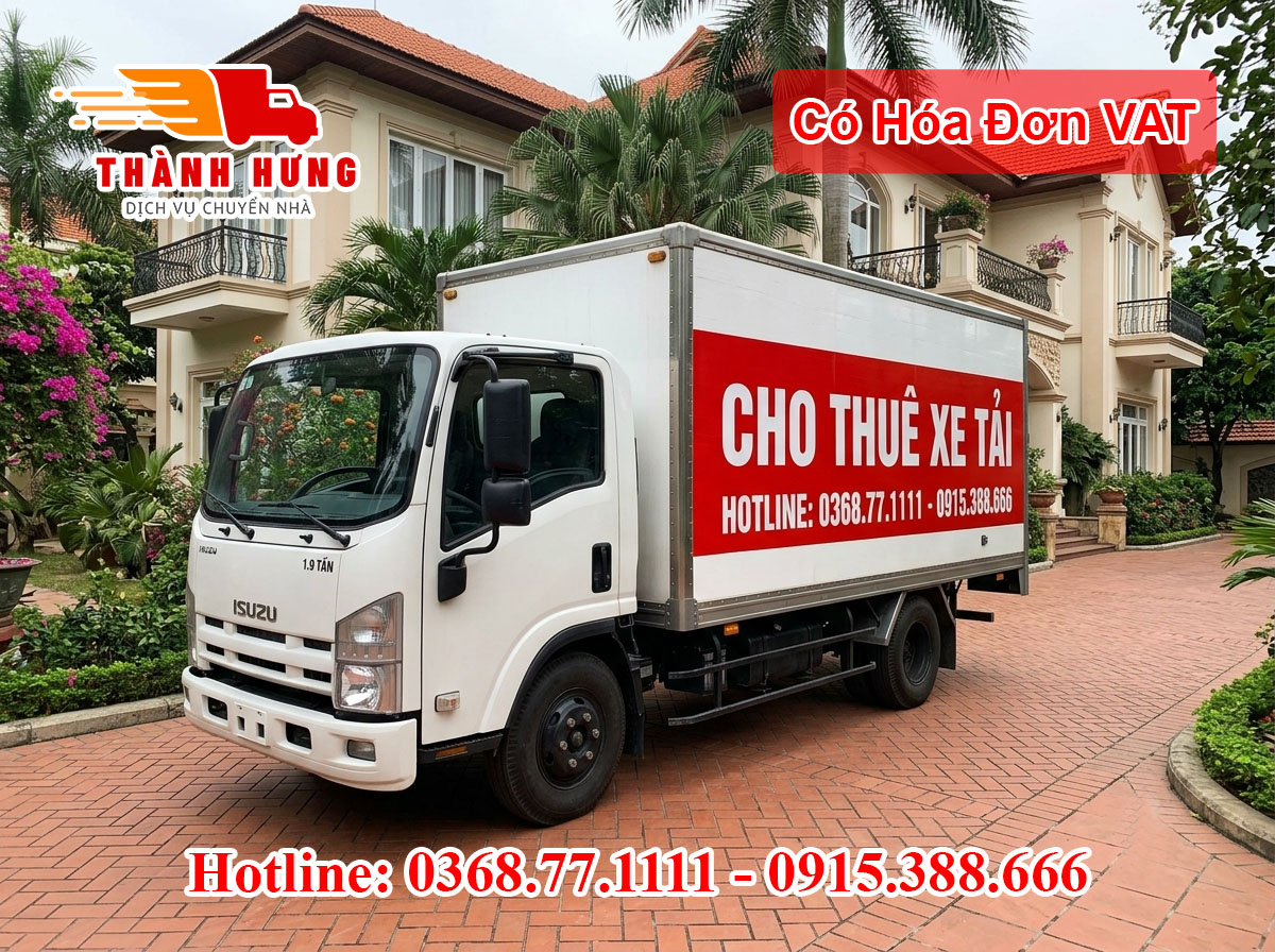 Cho thuê xe tải tại Vĩnh Long uy tín giá rẻ