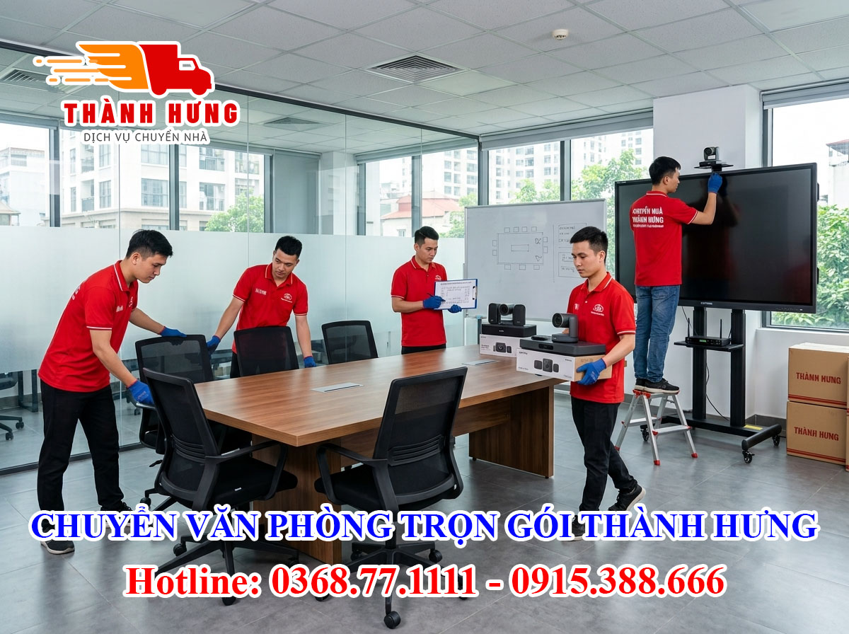 Chuyển văn phòng Thành Hưng tại TP. Hồ Chí Minh